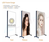 屋内P1.8 P2 P2.5デジタルの広告LEDポスター ミラーの表示画面