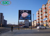 大きいフル カラー スクリーンの屋外のコラムを広告するp10はビデオ壁を導きました