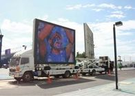 高い明るさトラックによって取付けられるLEDスクリーンのフル カラーの管の破片のビデオ・ディスプレイ機能