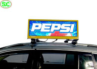 P4 P5のタクシーの上LEDデジタル表示装置フル カラー3G 4G WIFI GPSの広告掲示板