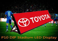 P5 P6 P8 P10の広告の適用範囲が広い印のフル カラーのフットボール スタジアムの周囲は表示画面を導いた