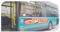セリウムのCBの屋外バスはLEDの広告掲示板P4 P5 P6フル カラーの前部サービスLED表示を防水する