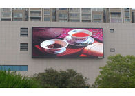 屋外のフル カラーのショッピング モール壁に取り付けられた4x6m大きい屋外P8 P10 LEDの広告掲示板のパネル