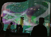 30mA DV 5V P25 の商業中心 RGB のカーテンの LED 表示スクリーン