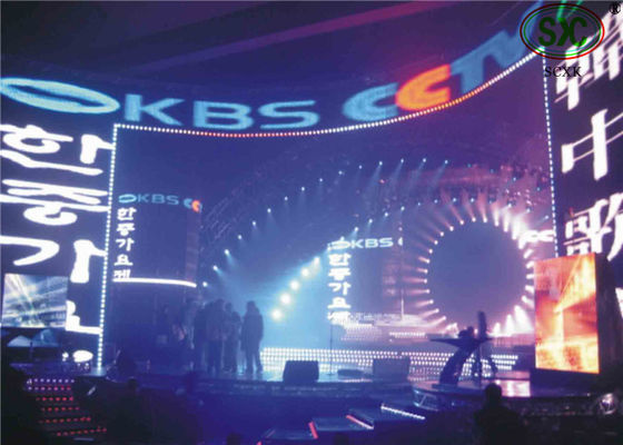 お買い得 HD フルカラー P4 カーブド 大きいLED ビデオ 壁 室内 LED ディスプレイ レンタル スクリーン オンライン