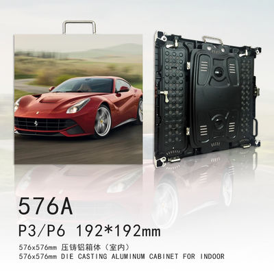 P3屋内レンタル導かれたスクリーンはアルミニウム キャビネット4Kの決断IP43ダイ カストの