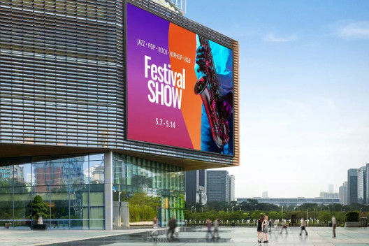 屋外P10屋外LED看板 10mmピッチ 5000cd/M2 輝度