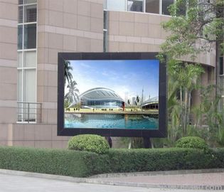 屋外フルカラーP8 LEDディスプレイ IP65 1024*1024mmキャビネット 7000cd / sqmフルカラーLEDディスプレイ