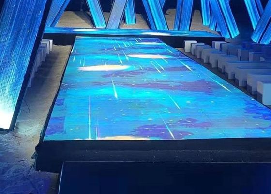 中国 SMD3535 サウンドアクティブ DJ LED ディスコダンスフロア ホワイトビームパネル