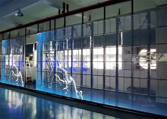 ワイファーチップ 透明LED画面 室内透明LEDディスプレイ