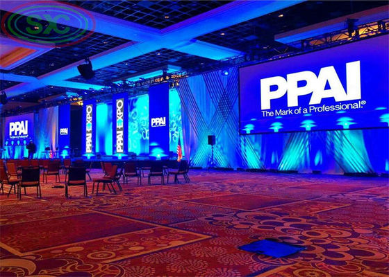 高解像度P3.91屋内用ステージLEDスクリーン、標準パネルサイズ500*500mmまたは500*1000mm