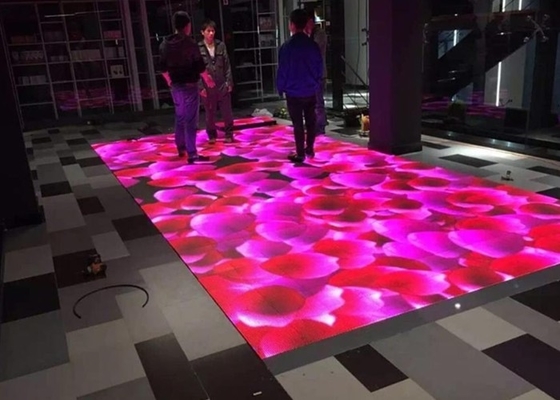 中国 SMD3535 サウンドアクティブ DJ LED ディスコダンスフロア ホワイトビームパネル