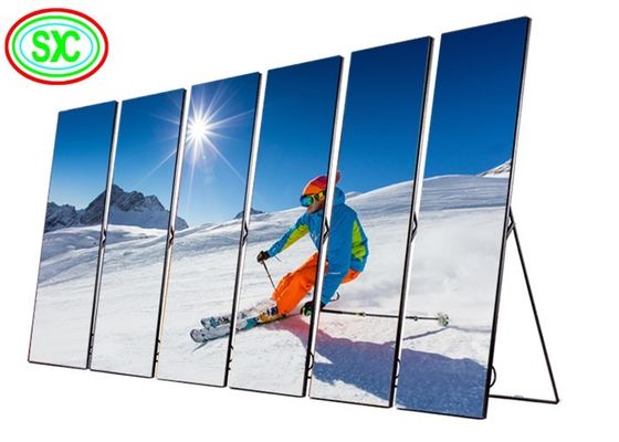 ショッピング モールのためのスマートなP2薄いLEDポスター表示640mmx1920mmキャビネット サイズ