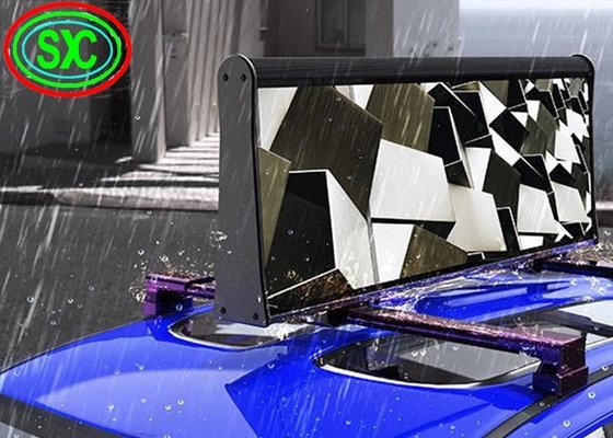 屋外 フルカラー ダブルサイドタクシー P5 広告 LEDディスプレイ 車屋根サイン 防水