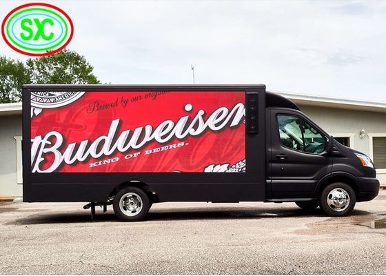 P4 フルカラー 高明度の自動車LED画面