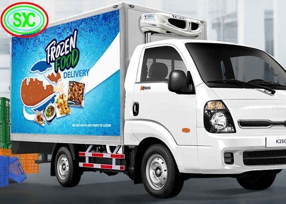 P4 フルカラー 高明度の自動車LED画面