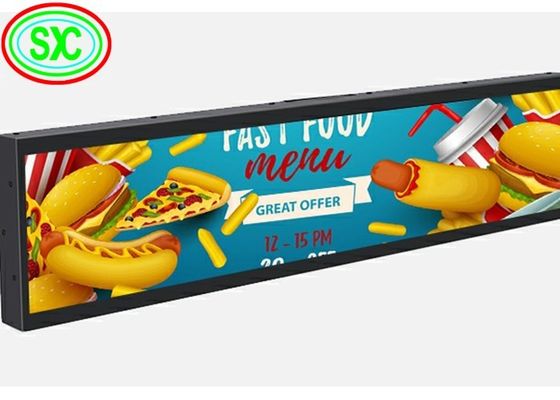 P1.875 COB レールフLEDスクリーン 900x60mm 800cd/sqm 小売用