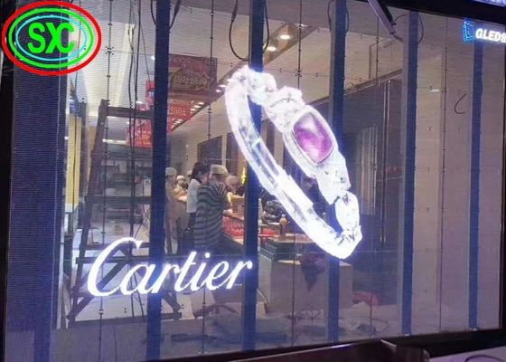 お買い得 アルミキャビネット 防水透明LEDスクリーン 軽量で耐久性 設置が簡単 オンライン