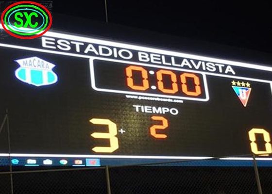 P8 アウトドアスタジアムLEDディスプレイ IP65 防水 5500CD 亮度