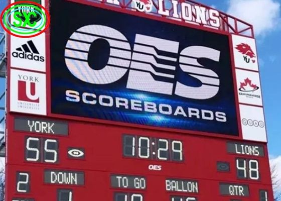 P8 アウトドアスタジアムLEDディスプレイ IP65 防水 5500CD 亮度