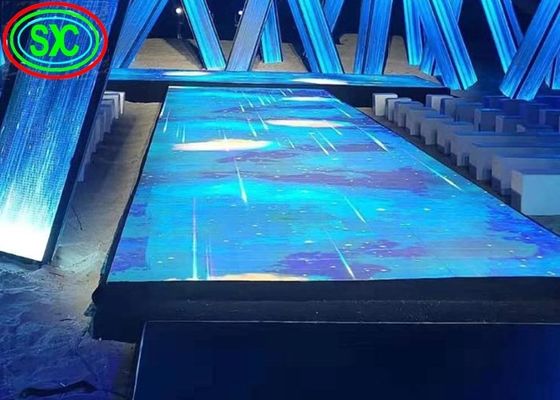 中国 SMD3535 サウンドアクティブ DJ LED ディスコダンスフロア ホワイトビームパネル