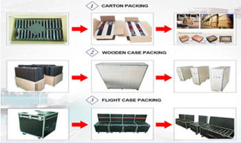 屋外 P10 SMD フルカラー LED ディスプレイ 鉄またはアルミニウム 広告用
