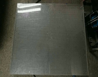 室内 P6.25 LED ダンスフロア インタラクティブなポータブル 3D エフェクト 25600 ピクセル ポータブル LED ダンスフロア