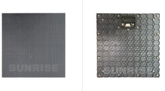 屋外フルカラー P3.91 LED スクリーンレンタル 4G 500mm x 500mm キャビネット 3840Hz P1.25 COB