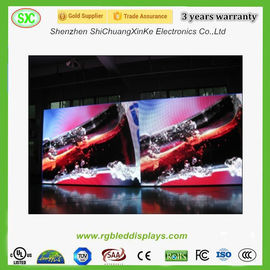高解像度 室内 フルカラー LED ディスプレイ HD 4mm ピクセルピッチ Stge Wall