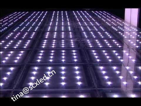 室内フルカラー ポータブル LED ダンスフロア パネル 4.81mm ピクセル 500x500mm キャビネット