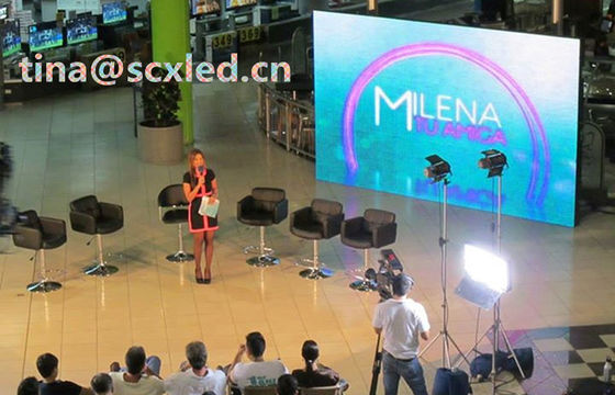 P3.91mm 屋内用LEDビデオウォールパネル 5000cd 輝度 IP65