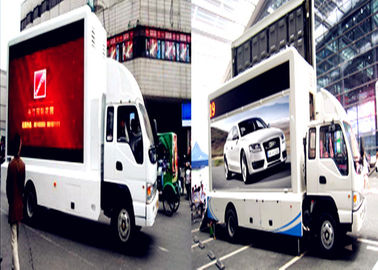 屋外防水P10軽量トレーラー 移動式トラック 高画質 LED広告画面