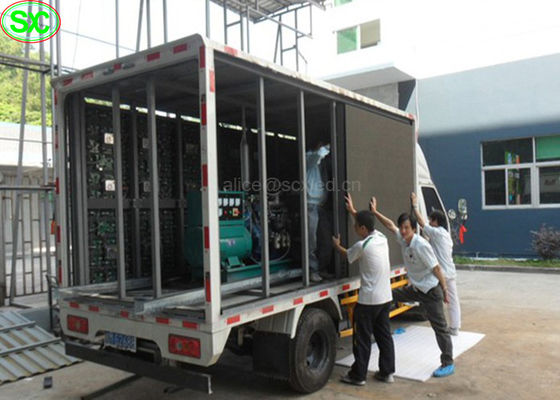 バン トラック 装着 LED スクリーン 掲示板