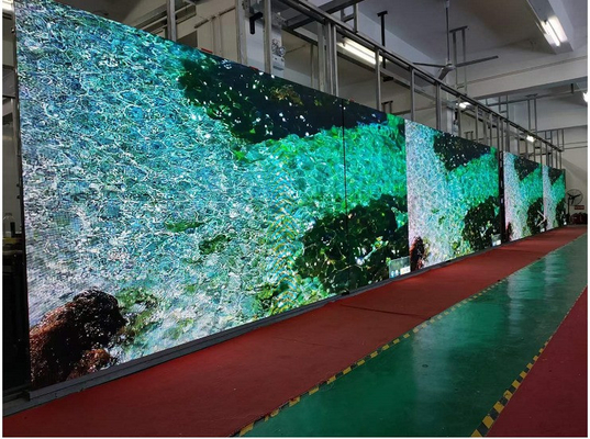 フルカラー室内ビデオ 壁画面 P4 高画質 高ピクセル 2x3m LEDビデオ