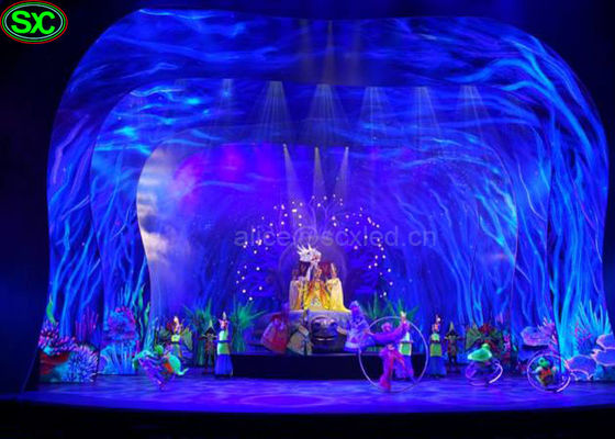 柔らかく透明で適用範囲が広いLEDのカーテンの表示、カーテンはスクリーンMBI ICを導きました