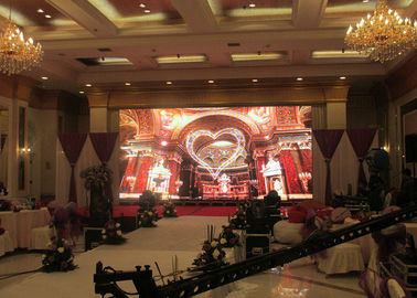 SMD LED ビデオスクリーンレンタル P4 / インダースステージ LED ディスプレイ 密度 62500/sqm