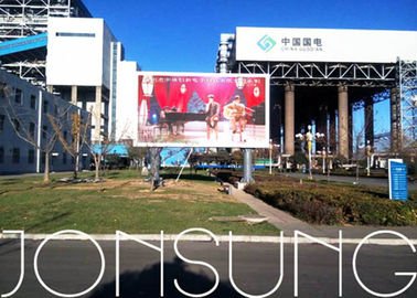 高明るさ 屋外 LED 広告画面 P10 建物 搭載 HD 掲示板