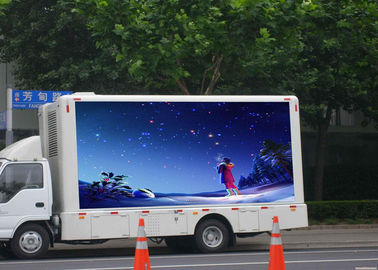 屋外高画質フルカラービデオ トラック 装着式LEDスクリーン マルチメディア広告 P10