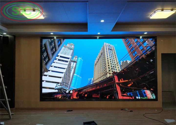 優れた室内レンタル LEDスクリーン P3.91 商用レセプションのための背景壁