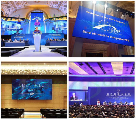 COB P0.9 LEDディスプレイ / インダースフルカラーLEDスクリーン密度 27777 ミーンウェル電源