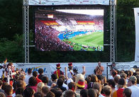 競技場のスポーツ・イベントのための大きい視野角P10 LEDのビデオ壁の外の前部維持