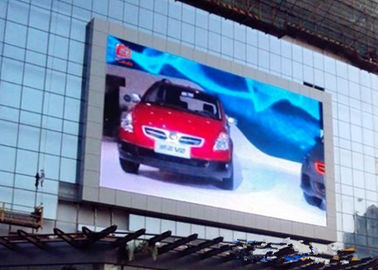 高い明るさのデジタル商業屋外P8壁に取り付けられた広告のフル カラーの導かれた表示