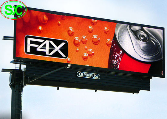 フル カラーP10電子屋外広告のLED表示スクリーンの高い明るさ