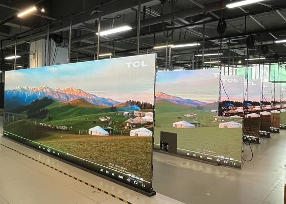 P4 フルカラー インダース LED ビデオ ウォールスクリーン 80*40 モジュールの解像度 広告掲示板