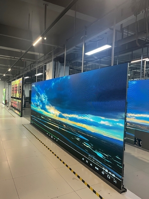 固定フルカラーLED 鋳型アルミニウム広告スクリーン 鉄のキャビネット, 111111点/平方メートル