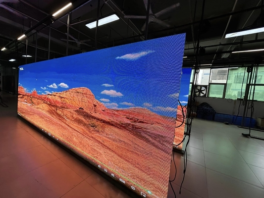 P2 室内フルカラーLED掲示板 鋳型アルミ掲示板 平鋼キャビネット 128 X 64 マトリックス