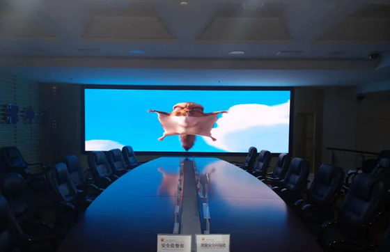 フルカラー室内ビデオ 壁画面 P4 高画質 高ピクセル 2x3m LEDビデオ