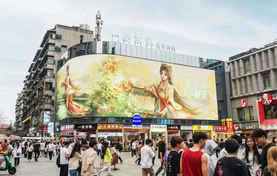 固定型P6 屋外フルカラーLEDディスプレイ アイアンキャビネット 3年保証