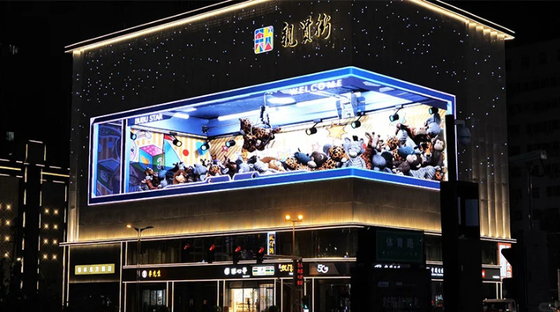P2.5 スクエア 屋外 LED カーブスクリーン オーダーメイド LED ビデオ ディスプレイ パネル