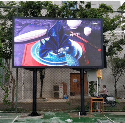 P10 屋外用 防水 フルカラー 高画質 LED 鋳型 アルミスクリーン